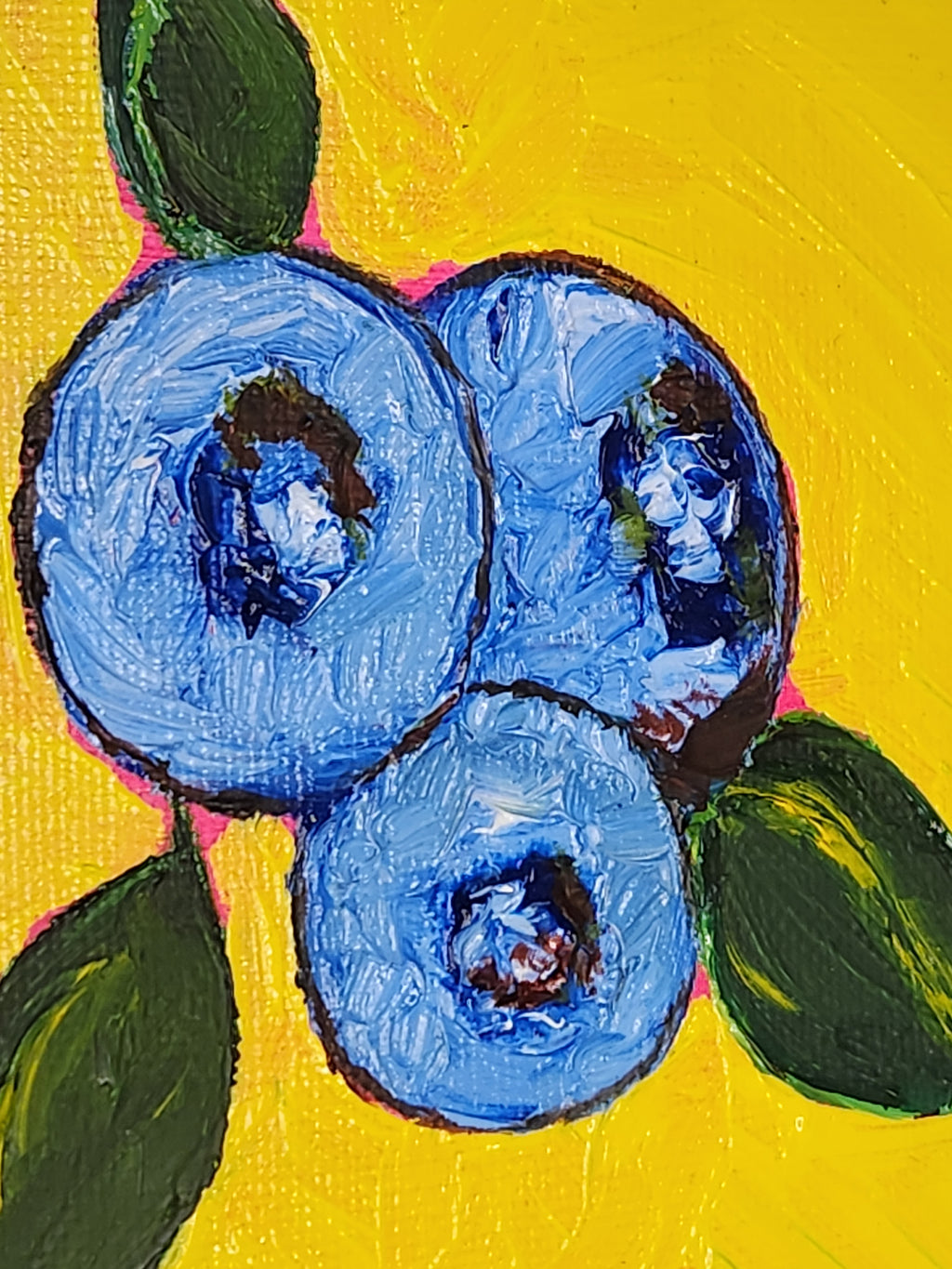 3 blue berries