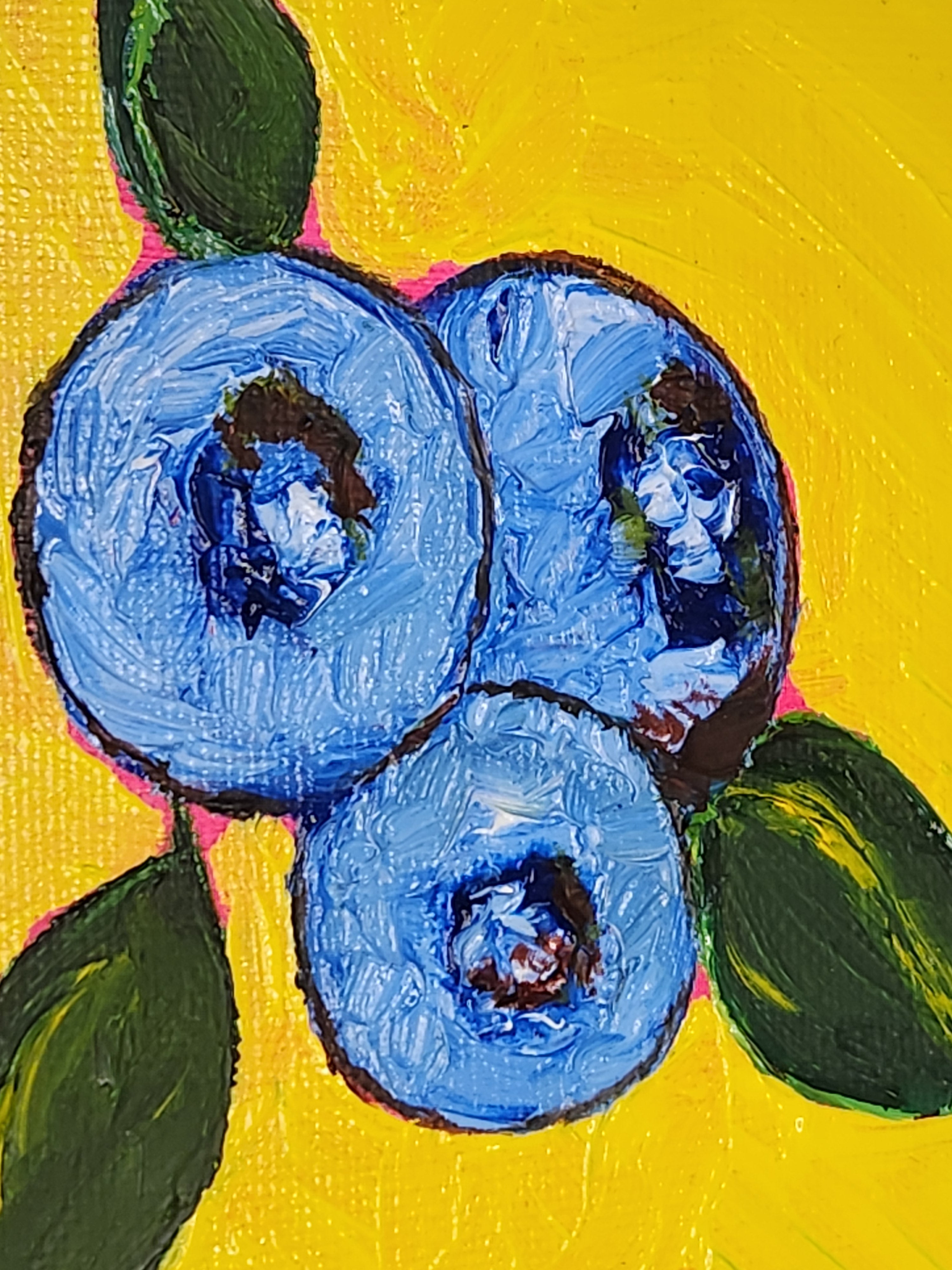3 blue berries