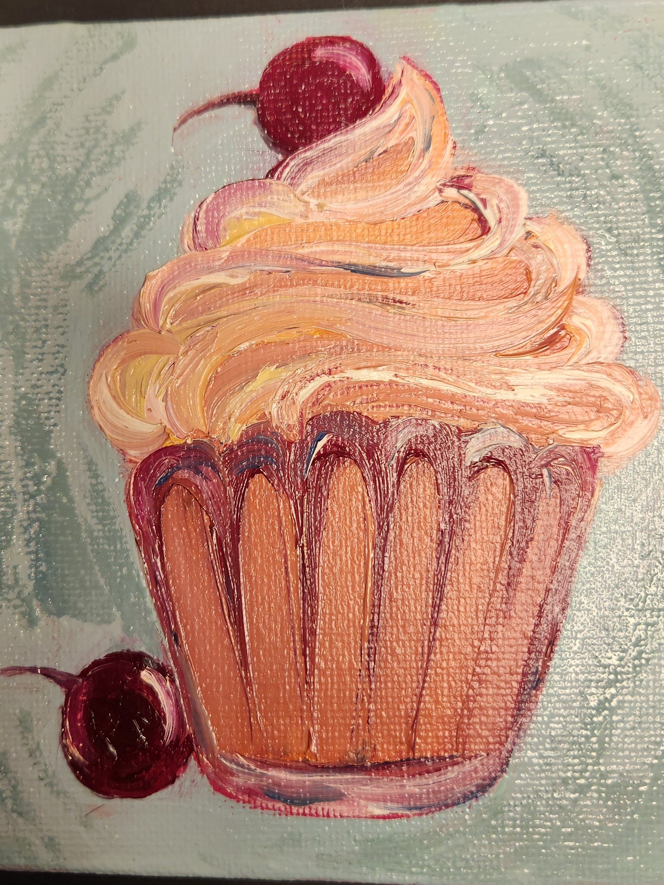 Cherry cupcake