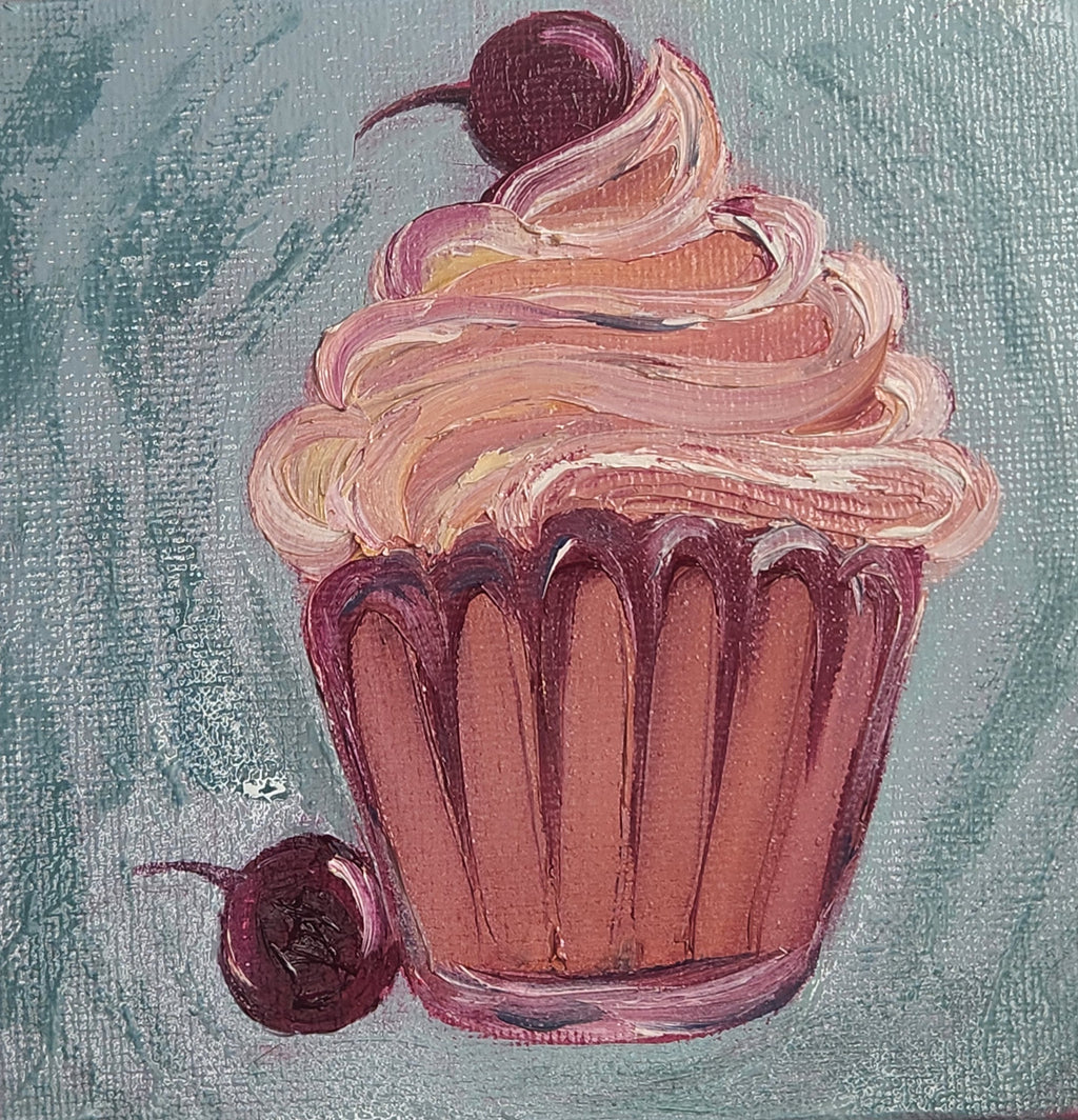 Cherry cupcake